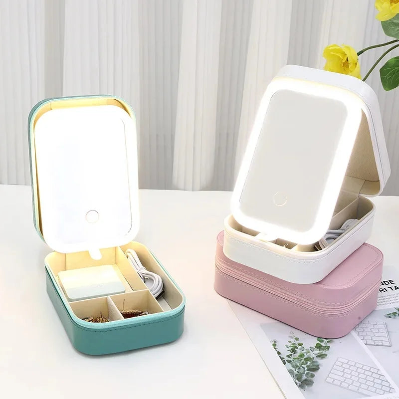 GlamGlow™ LED Travel Makeup Bag 💄✨